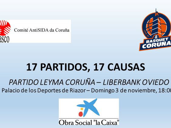 Básquet Coruña homenajea a CASCO en el “17 partidos, 17 causas” de la Jornada 7