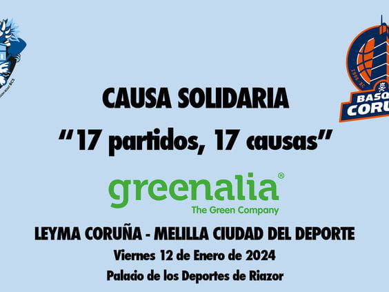 Greenalia presenta la causa social “17 partidos, 17 causas” que este viernes homenajea a Bolboretas Coruña
